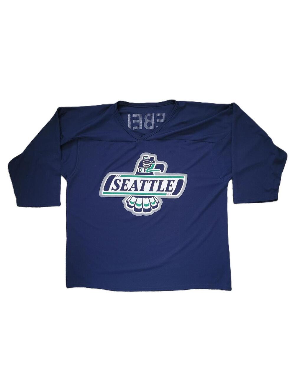 Seattle Thunderbirds Noebels #15 Hockey Jersey Men’s L Y-XL